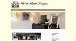 Desktop Screenshot of hotel-stadtkamen.de